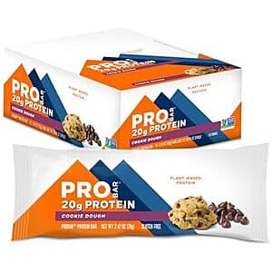 12-Pack 2.47-Oz Probar Protein Bar (Cookie Dough) $13.30