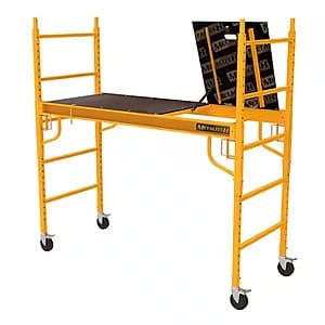 MetalTech Safeclimb 6' x 6.25' x 2.5' Steel Baker Style Scaffold Rolling Platform $199 + Free Store Pickup