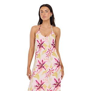 Forever 21 Women's Printed Maxi Dress w/ Low Back (Limited Sizes) $4.80