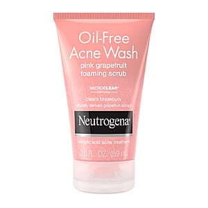 Select Walmart Stores: 2oz Neutrogena Oil-Free Pink Grapefruit Acne Wash $3.50 + $3.50 Walmart Cash