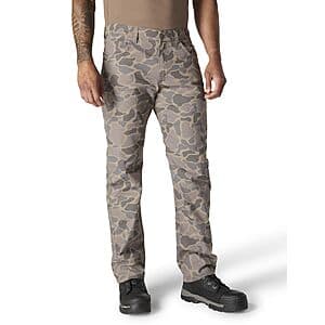 Carhartt Men's Relaxed Straight Rigby Pants (Khaki Vintage Camo) $36 + Free S&H
