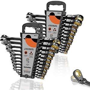 24pc Suzume 72 Teeth Metric & SAE Flex Head Ratcheting Wrench Set $58.75 + Free S/H