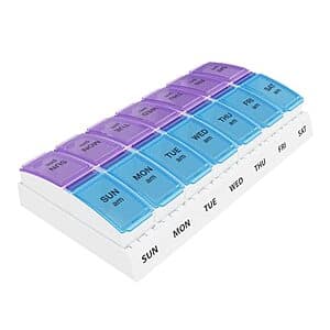 EZY DOSE Weekly AM/PM Pill Organizer $4 w/ S&S