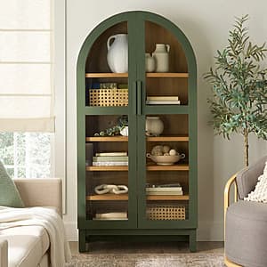 72.25" Better Homes & Gardens Juliet Arch Cabinet (Deep Green) $198 + Free Shipping