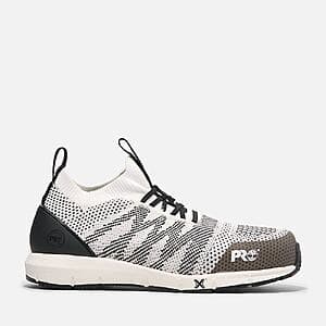 Timberland Women's Radius Composite Toe Work Sneakers (White/Black, Sizes: 7-9.5) $25 or less + $5 Shipping or Free S&H on $75+