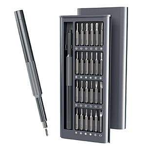 Katerk 25-in-1 Precision Screwdriver Set Kit $4.95