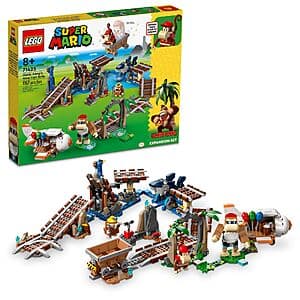 1157-Piece LEGO Super Mario: Diddy Kong's Mine Cart Ride Expansion Set (71425) $58 + Free Shipping