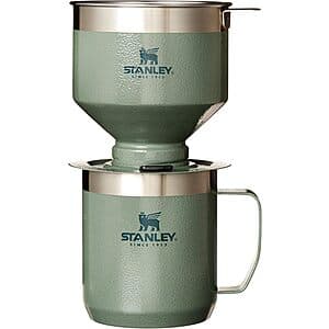 12-Oz Stanley Perfect Brew Stainless Steel Pour Over Camp Mug w/ Lid (Green) $24.10
