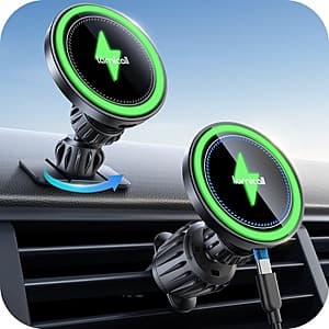 Lamicall 15W MagSafe Wireless Car Phone Mount Charger $10