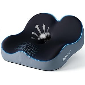 HUANUO Office Seat Cushion for Tailbone Support (Black) $12.90