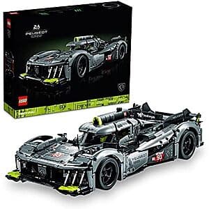 1775-Pc LEGO Technic: PEUGEOT 9X8 24H Le Mans Hybrid Hypercar $160 + Free S&H