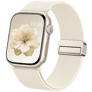Sunnywoo Stretchy Loop Band for Apple Watch w/ Magnetic Clasp (Various) $5
