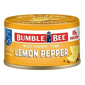 Select Accounts: 3-Oz Bumble Bee Snackers Skipjack Chunk Light Tuna (Various) $0.95 each w/ Subscribe & Save
