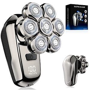 Coklean Rechargeable Electric Dry/Wet Head Shaver $15