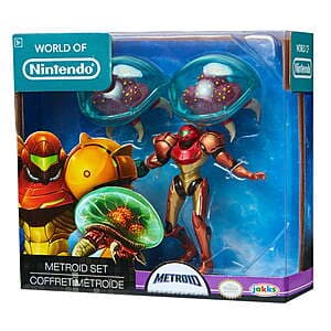 3-Pk 2.5" Metroid Prime: Samus Bounty Hunter & 2 Metroid Prime Figures Set $8.05