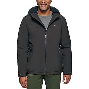 Tommy Hilfiger Men's Softshell Hooded Jacket (Limited Sizes & Colors) $31.50 + Free Pickup or Free S&H on $39+