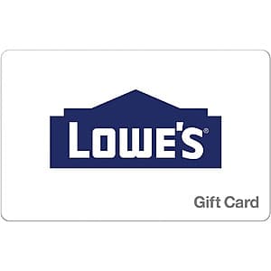 $100 Lowe's eGift Card (Email Delivery) $90