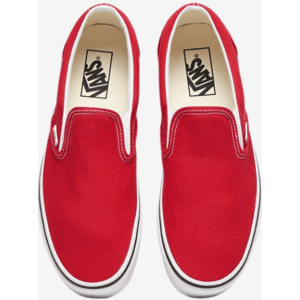 Men's Vans Classic Slip On Canvas Shoes (Racing Red) $16 + Free S/H