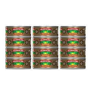 Select Accts: 12-Pk 5-Oz Genova Yellowfin Tuna in Olive Oil $18.55 w/ S&S