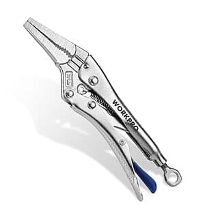 WORKPRO 6.5" Long Nose Locking Pliers $6.30