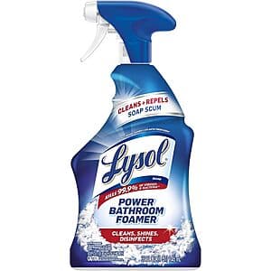 32-Oz Lysol Power Bathroom Foamer Cleaning Spray (Island Breeze) $2.85 w/ Subscribe & Save