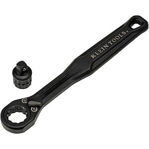 Klein Tools KNECT (S) Pass Through Ratchet & 1/4" Drive Socket Adapter Set $18