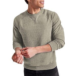 Hanes Originals Men's Tri-Blend French Terry Crewneck Sweatshirt (Various Colors) from $9.85