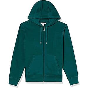 Amazon Essentials Men's Full-Zip Fleece Hoodie (Various) $9.95