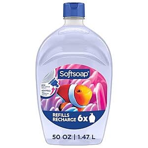 50-oz Softsoap Aquarium Liquid Hand Soap Refill $3.70 w/ S&S