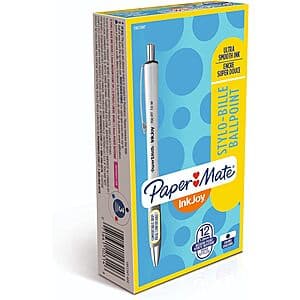 12-Ct Paper Mate InkJoy 700RT Retractable Ballpoint Pens (1.0mm Medium, Black) $5.90 w/ Subscribe & Save