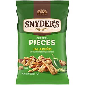 11.25-Oz Snyder's of Hanover Pretzel Pieces (Jalapeño) $2.60