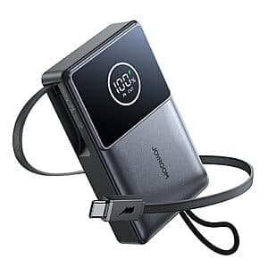 10000mAh JOYROOM 22.5W Retractable Power Bank $10.50