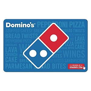 Sam's Club Members: 4-Pack $25 Domino's Gift Cards ($100 Total Value) $70 + Free Shipping