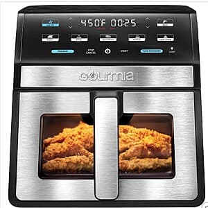 Costco Members: 8-Quart Gourmia Digital Air Fryer w/ Window & Light $45 + $5 S&H
