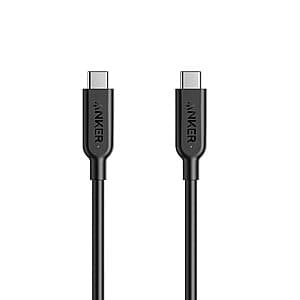 Prime Members: 3' Anker USB-C to USB-C 3.1 Gen 2 Cable w/ up to 100W PD $10 + Free Shipping