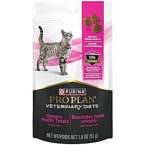 Select Accounts: 1.8-Oz Purina Pro Plan Veterinary Diets Urinary Health Cat Treats $2.10 w/ Subscribe & Save