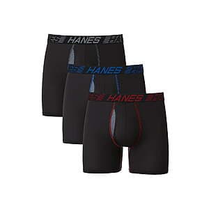 3-Pack Men's Hanes X-Temp Total Support Pouch Boxer Brief (various colors/sizes) $10 + Free S/H on $35+