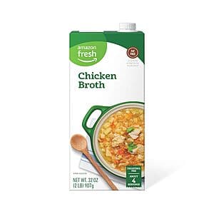 Prime Members: 32-Oz Amazon Fresh Chicken or Beef Broth 4 for $4.80 + Free Shipping