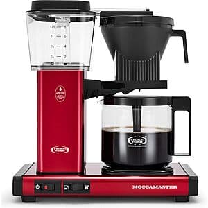 Prime Members: Technivorm Moccamaster KBGV 10-Cup Coffee Maker (Candy Apple) $170 + Free S/H