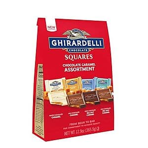 12.9oz GHIRARDELLI Chocolate Caramel SQUARES (Various) $9.85