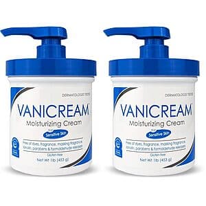 16oz. Vanicream Moisturizing Skin Cream (Sensitive Skin) + $10 Amazon Credit 2 for $25.75 w/ S&S