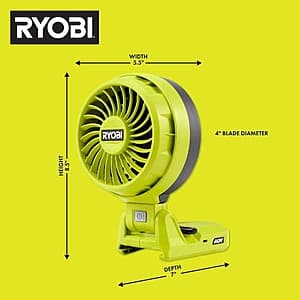Ryobi 40V Cordless Battery Topper Fan (Tool Only) $20 + Free S&H
