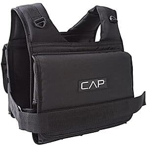 CAP Barbell 20-lb Adjustable Weighted Exercise Vest (Black) $22.30