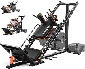 FEIERDUN 2-in-1 45 Degree Leg Press & Hack Squat Machine (Machine Only) $490 + Free S&H