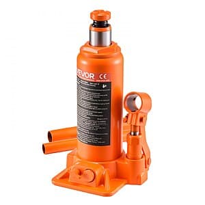 6-Ton Vevor MR06 Hydraulic Bottle Jack w/ 7.7"-14.8" Lift Range $18.35 + Free S&H