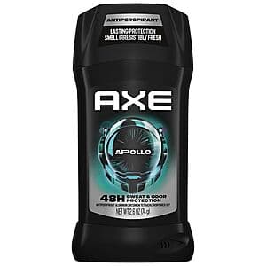 2.6-Oz AXE Men's Antiperspirant Deodorant Stick (2 Scents) 2 for $3.80 + Free Pickup on $10+