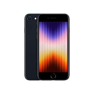 Verizon 64GB iPhone SE 3rd Generation (New or Added Line) $2.75/mo for 36mo + Free Shipping
