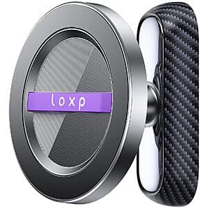 LOXP 360° Rotating MagSafe-Compatible Magnetic Golf Cart Phone Mount $5.05