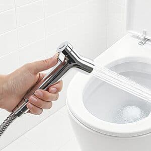 PureHome Handheld Bidet Sprayer for Toilet $15