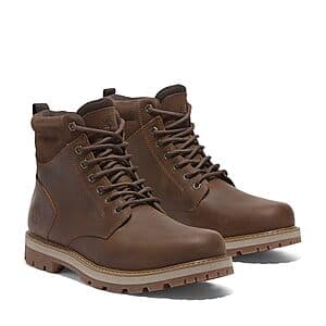 Timberland Men's Britton Road Mid Lace Up Waterproof Boot (Black or Rust) $126 + Free S&H